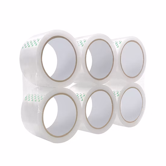 BOPP OPP Suppliers Heavy Duty Transparent Clear Packaging Sealing Shipping Wrapping Cello Carton Box Roll 3 2 Inch Wide Price Reinforced Strong Packing Tape