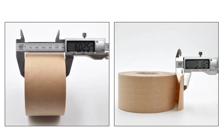 OEM Wholesale Free Sample Recycled Adhesive Sealing Self Adhesive Kraft Paper Water Activated Packing Tape