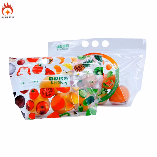 Transparent Composite Fresh Fruit Vegetable Packaging BOPP Plastic Bags